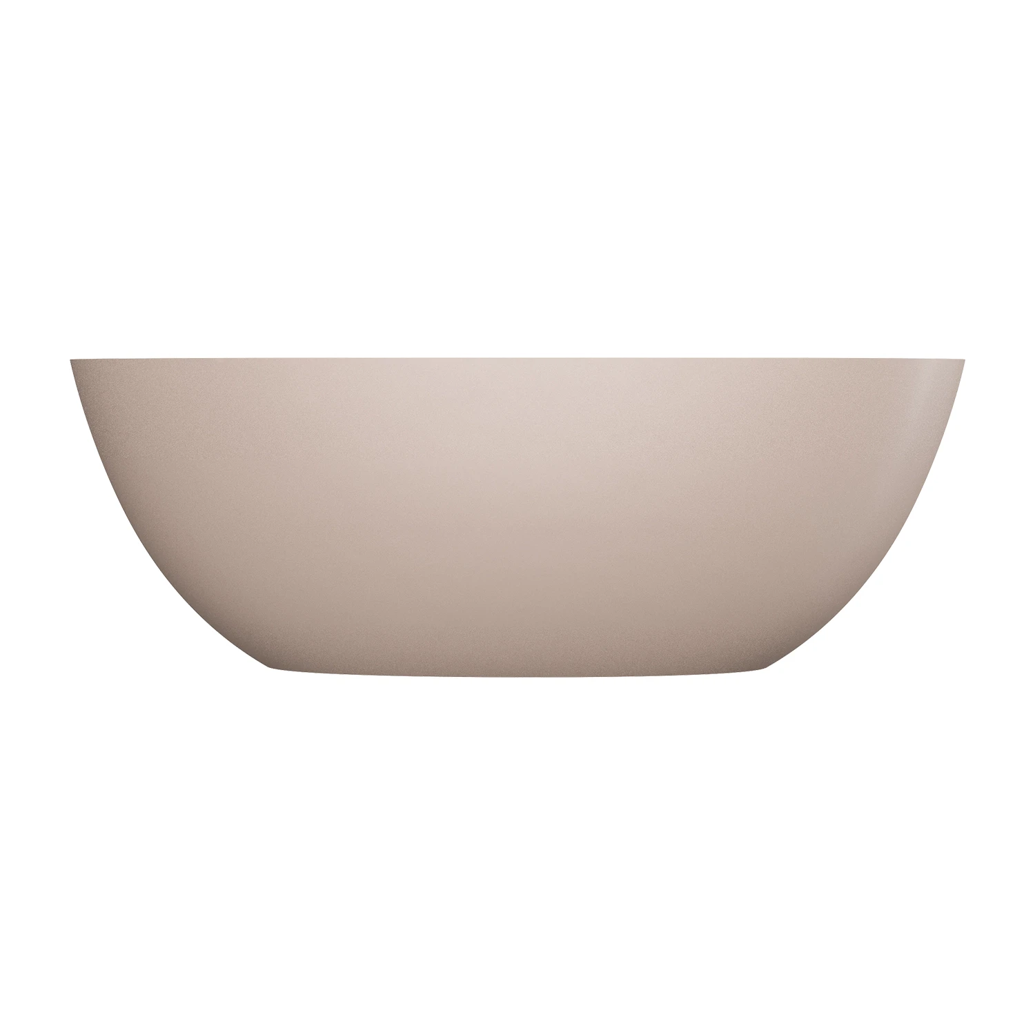 freestanding bath with overflow, 160 x 75 cm