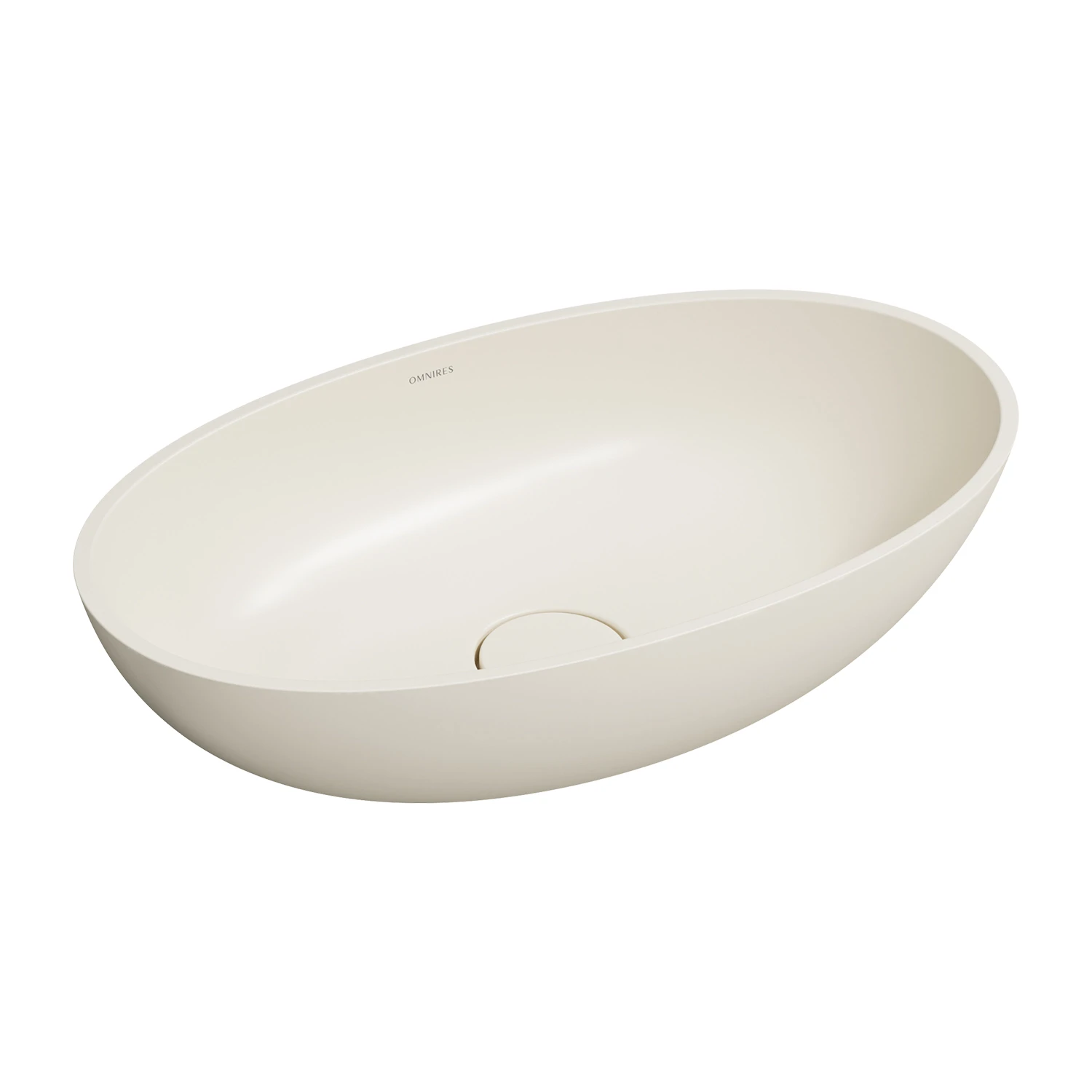 countertop basin, 60 x 35 cm