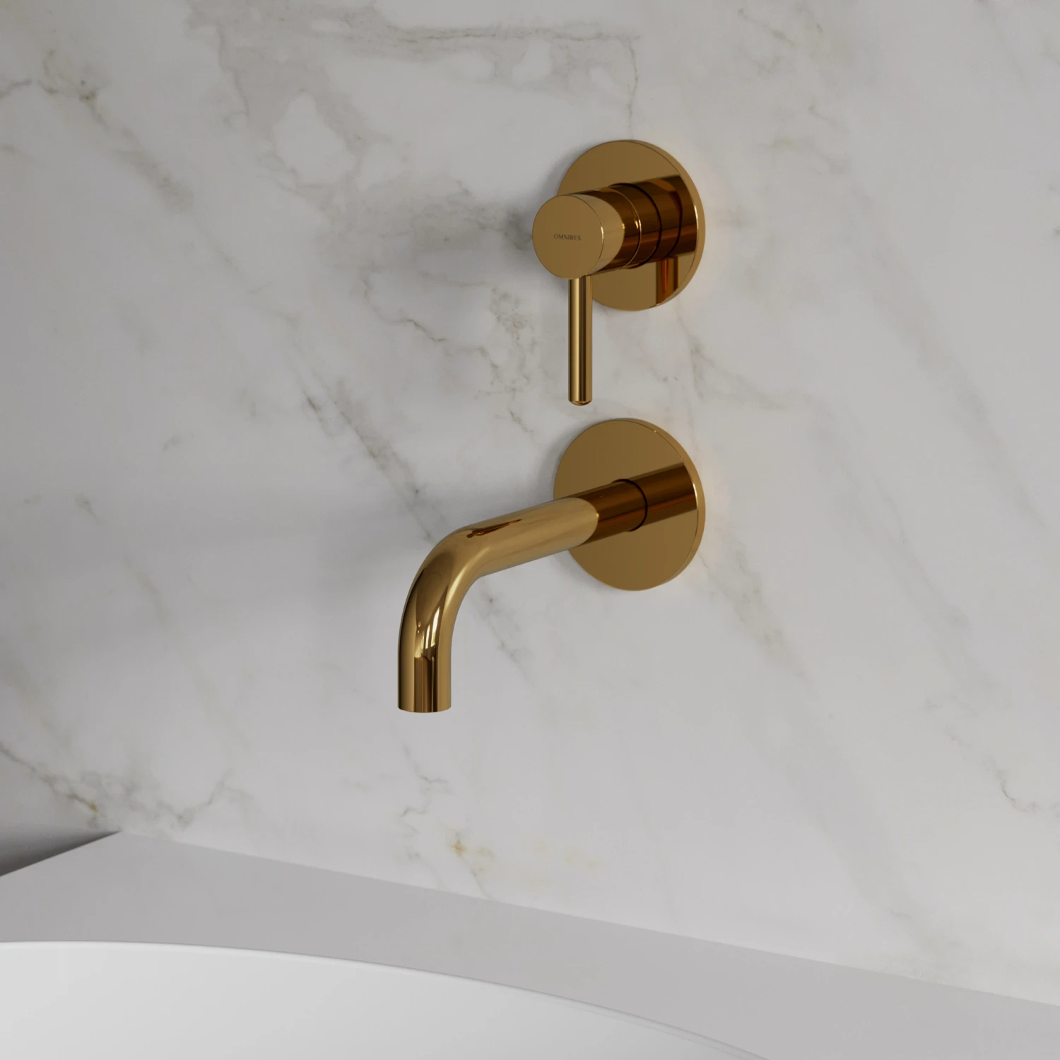 basin mixer for concealed installation