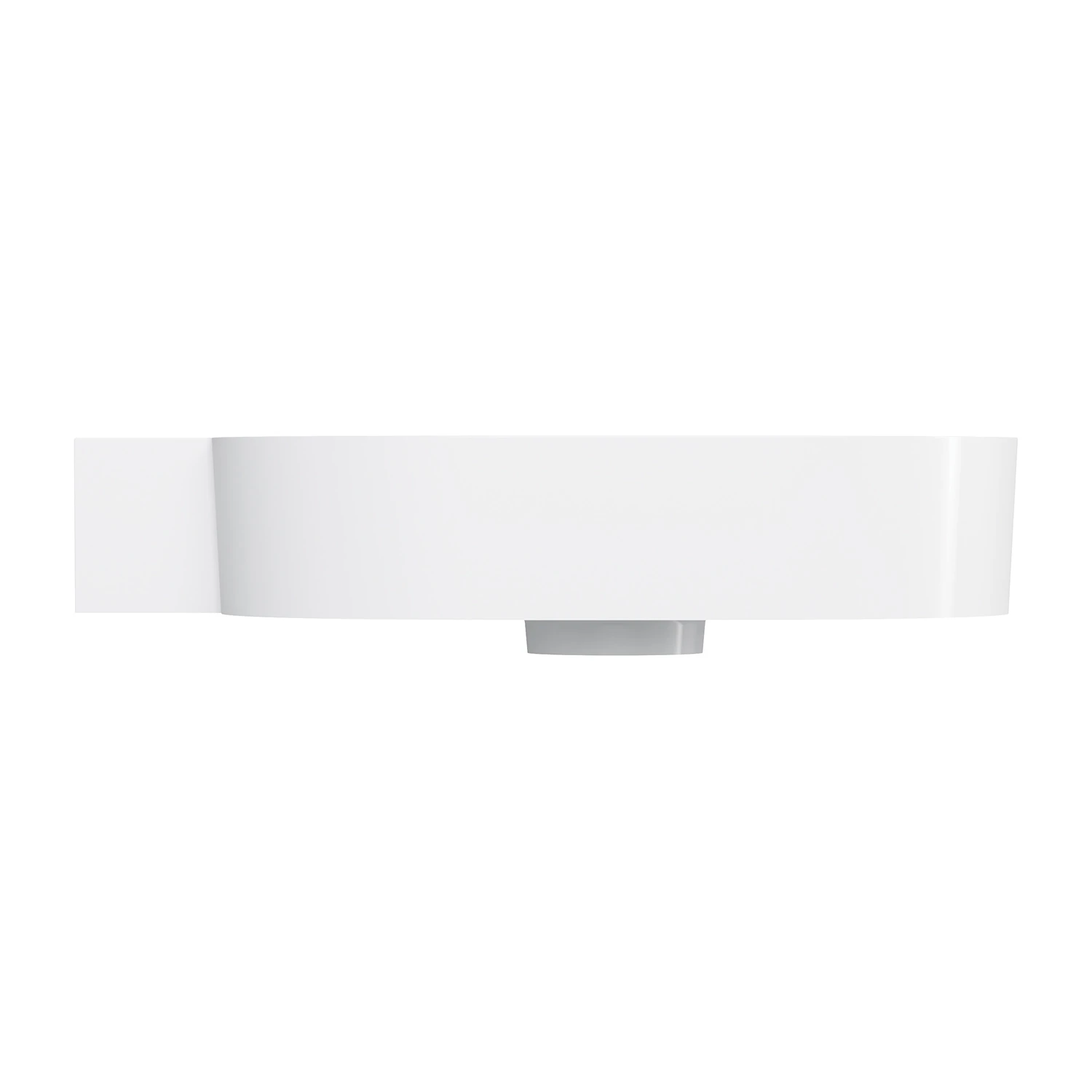 countertop/wall-mounted basin - left, 64 x 44 cm