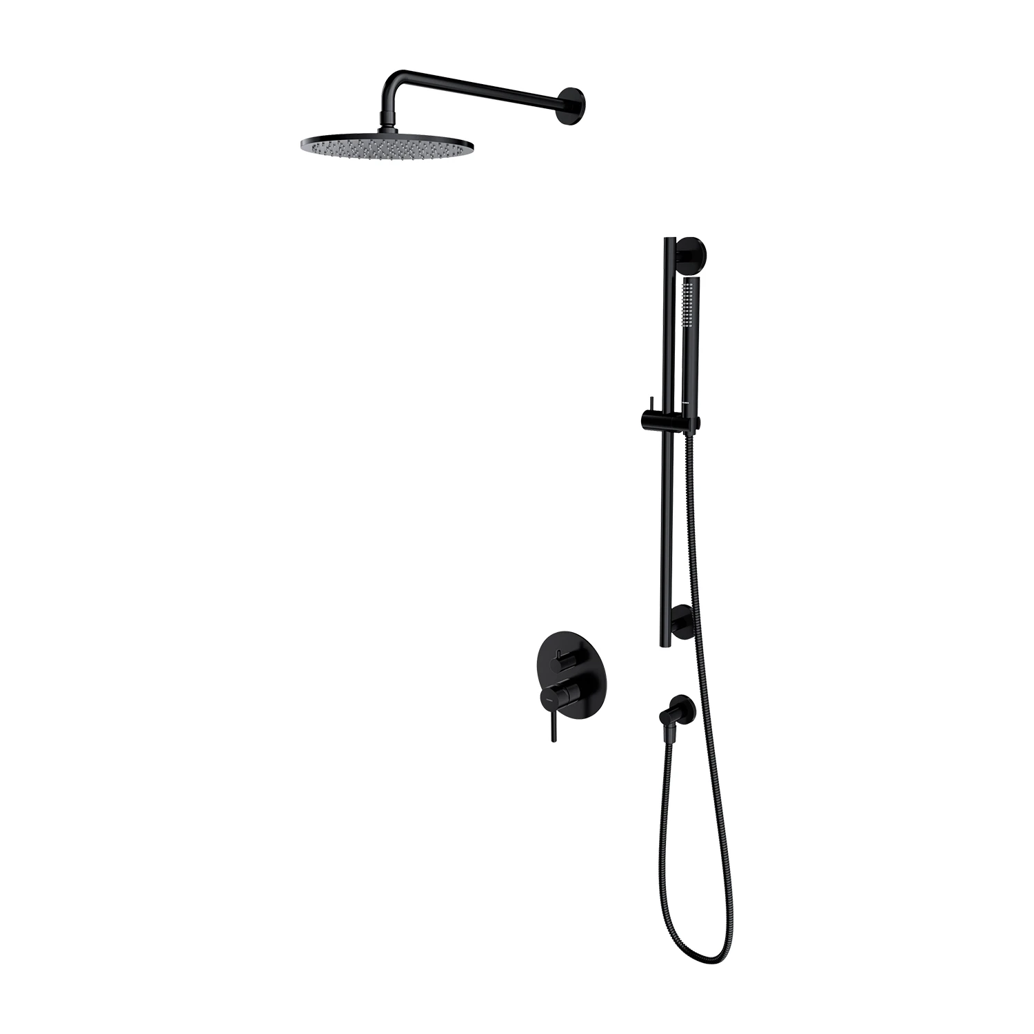 2-way shower system for concealed installation