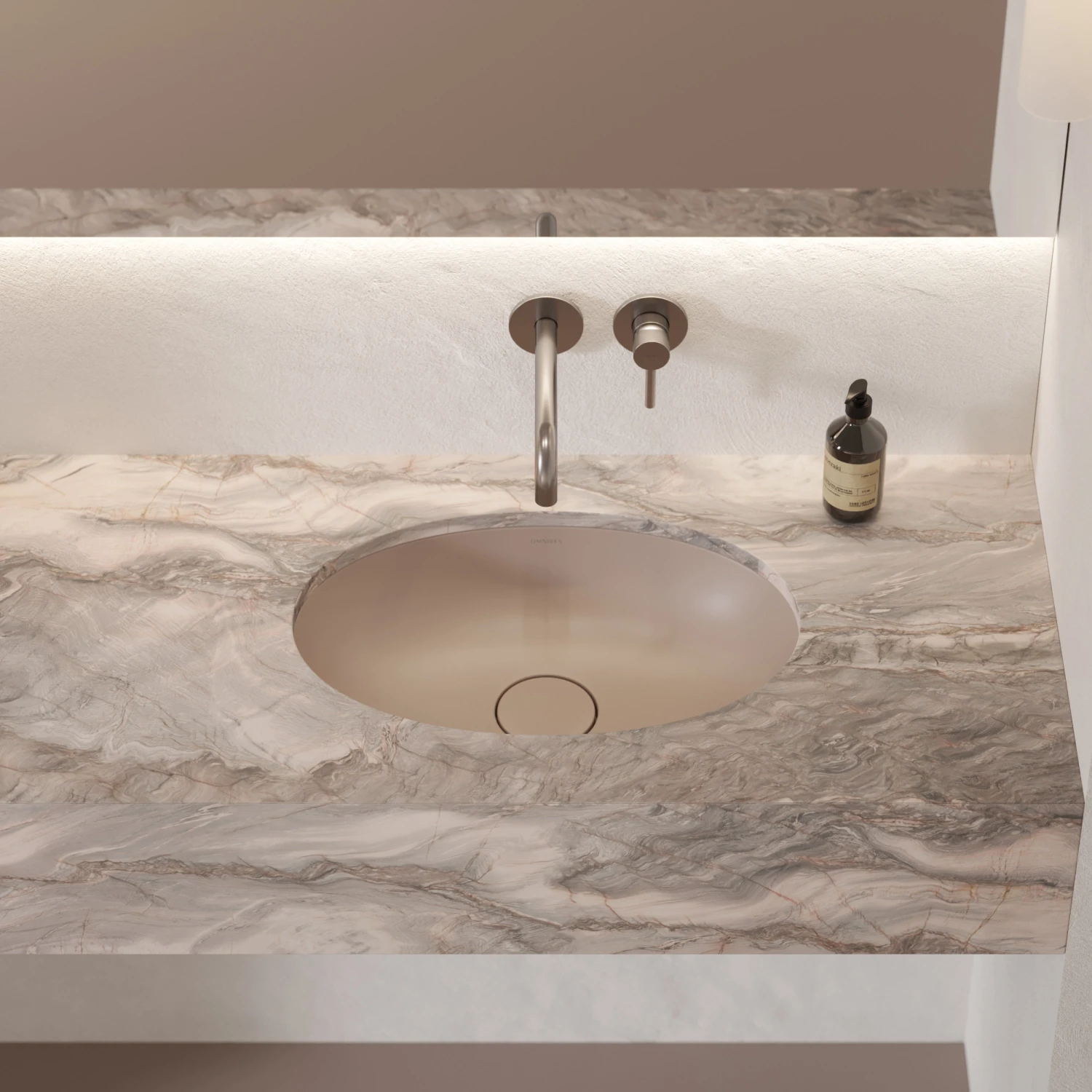 undercounter basin, 48 x 31 cm