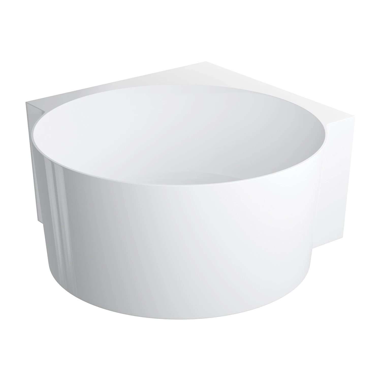 round corner bath, 120 x 120 cm