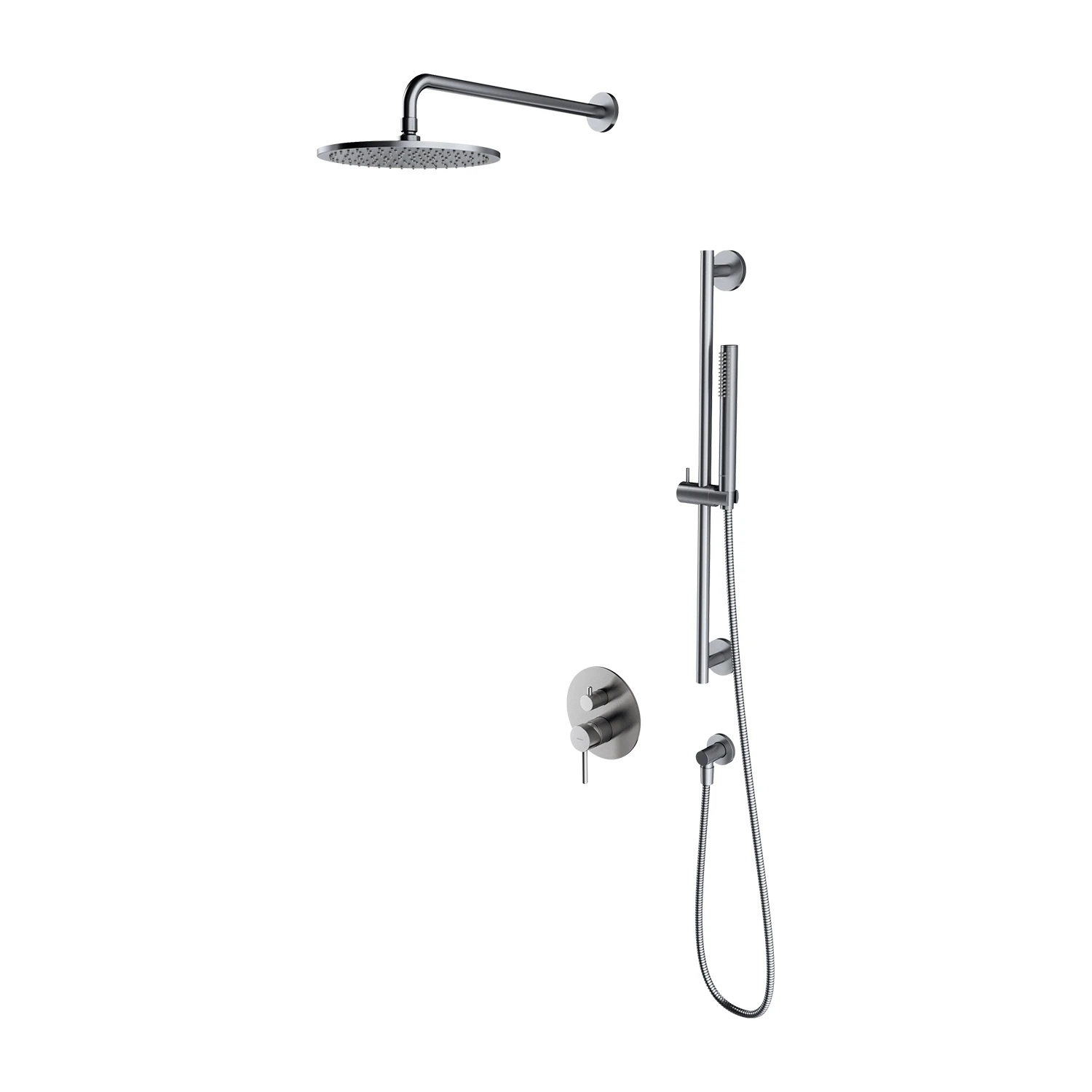 2-way shower system for concealed installation