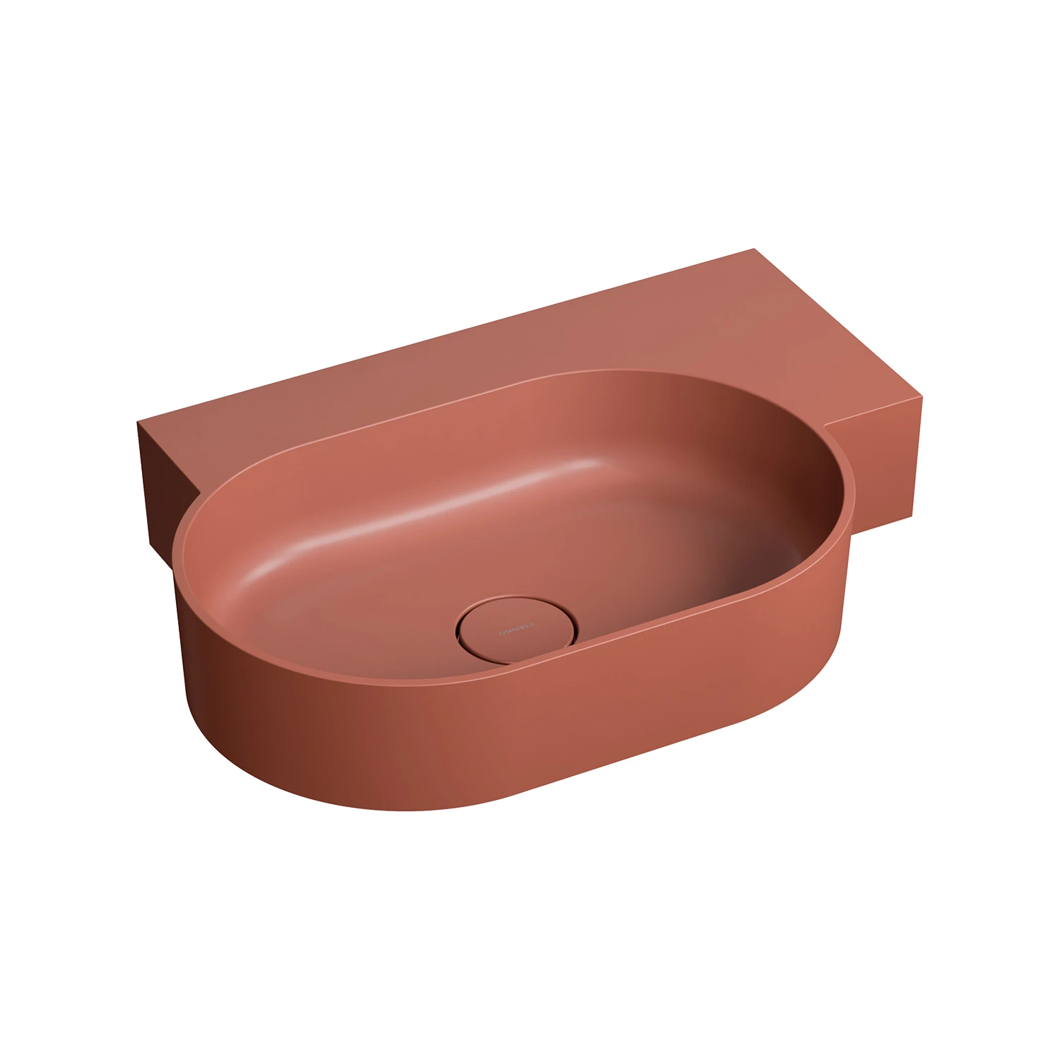 countertop/wall-mounted basin - right, 64 x 44 cm