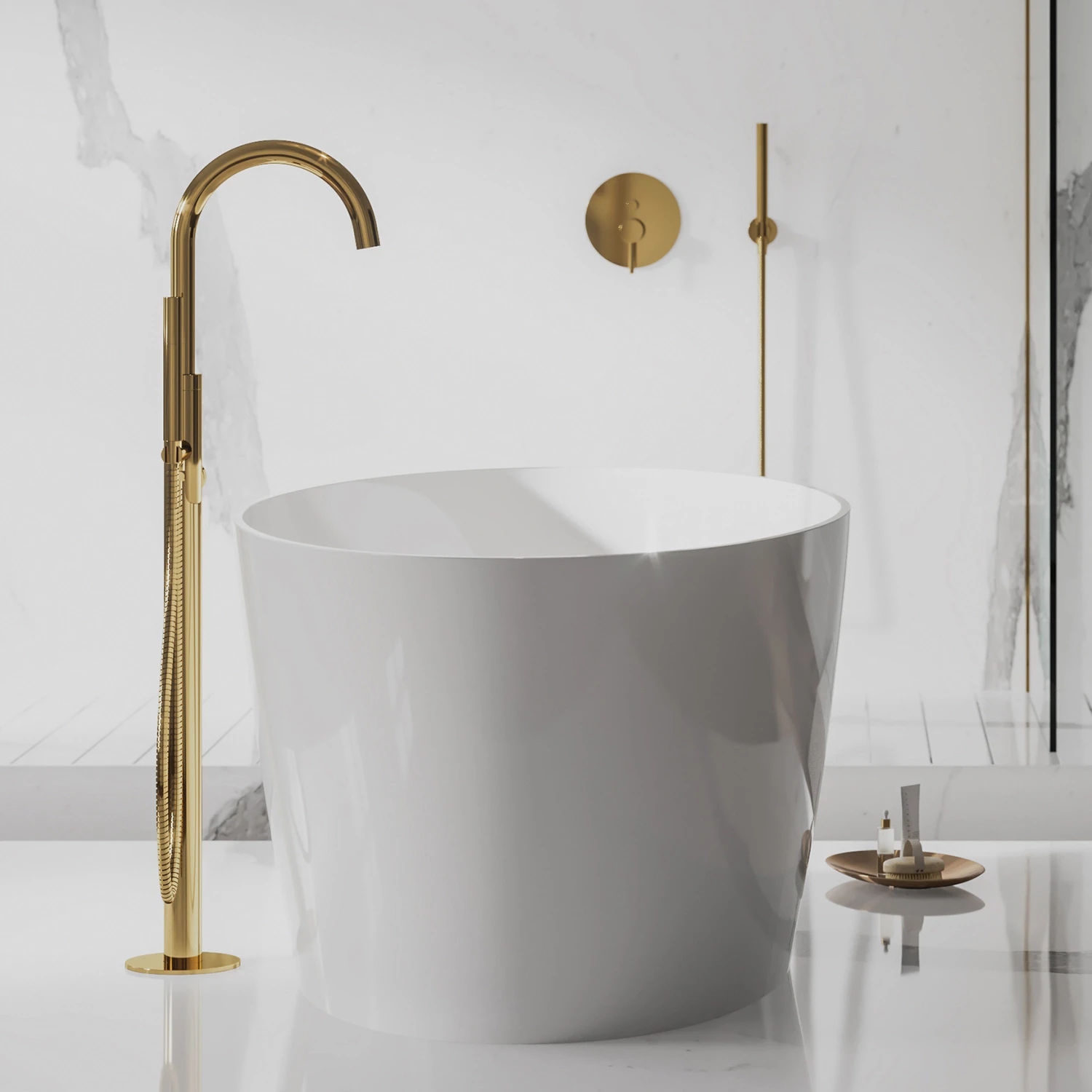 floor-standing bath mixer