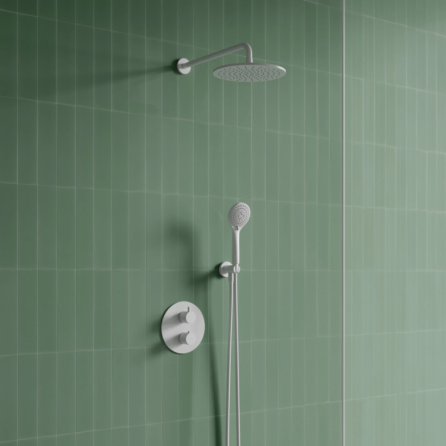 Unterputz-Duschsystem mit Thermostat