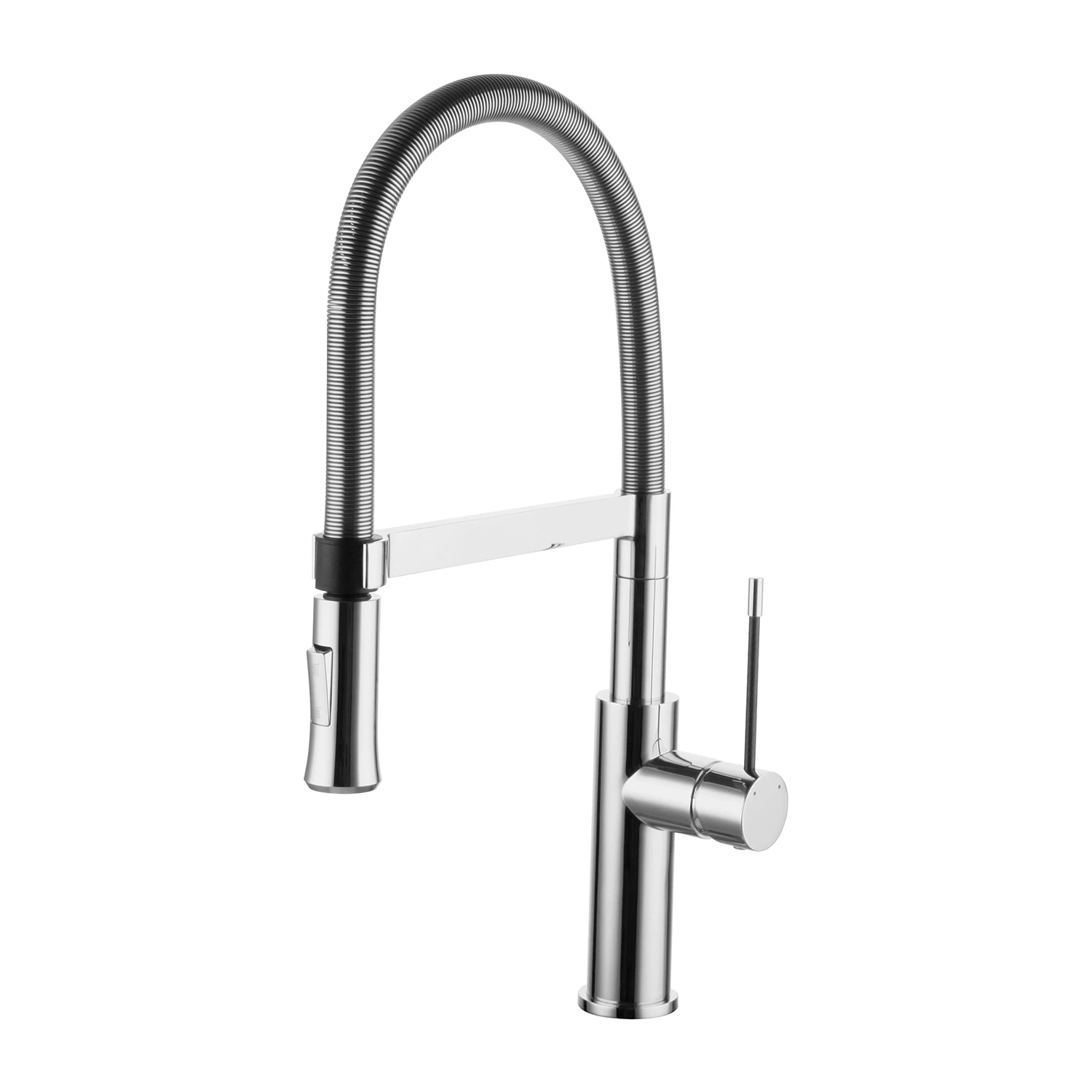 kitchen mixer with pull-out spout