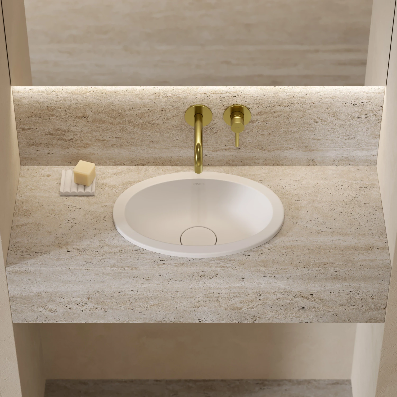 undercounter basin, 38 x 25 cm