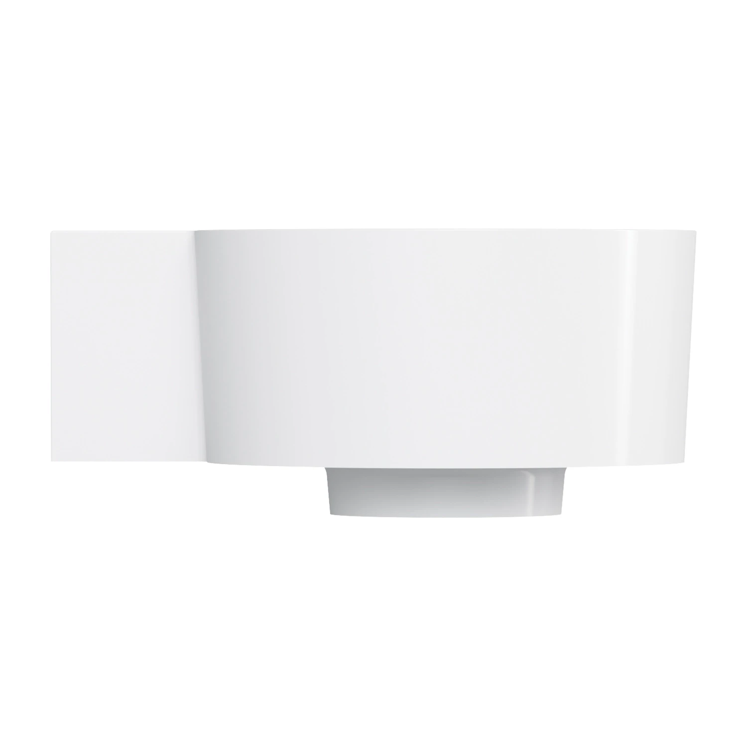 vasque à poser/suspendu - gauche, 33 x 34 cm