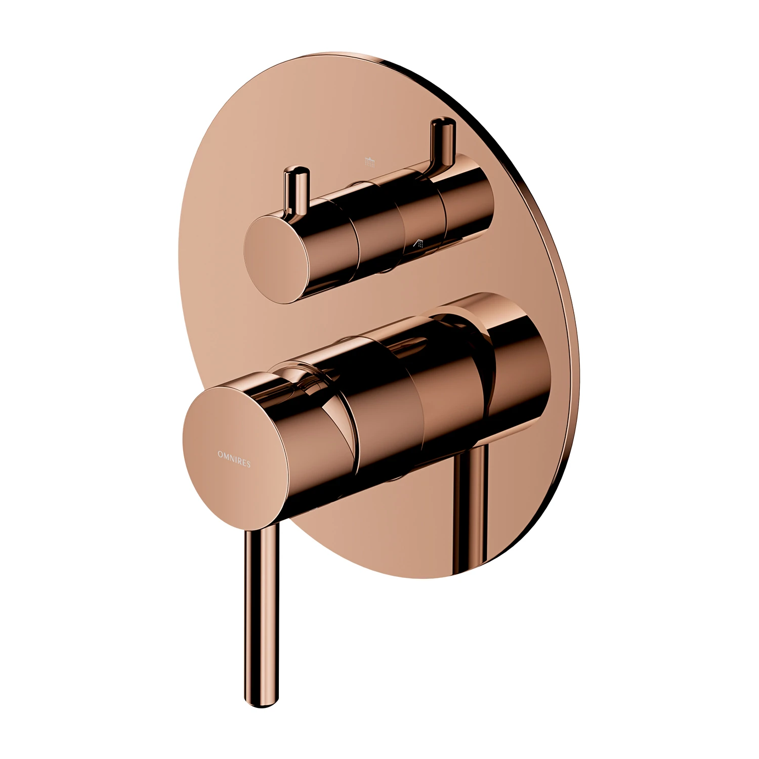 exposed element for 2-way shower mixer