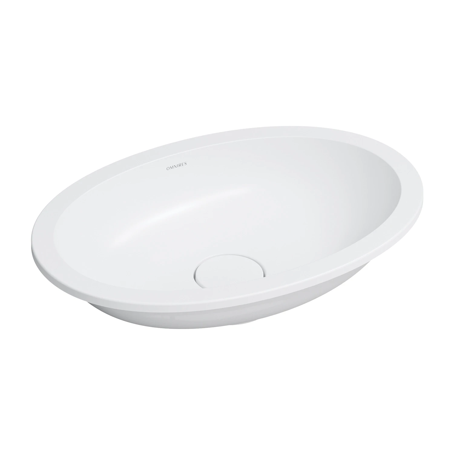 undercounter basin, 48 x 31 cm