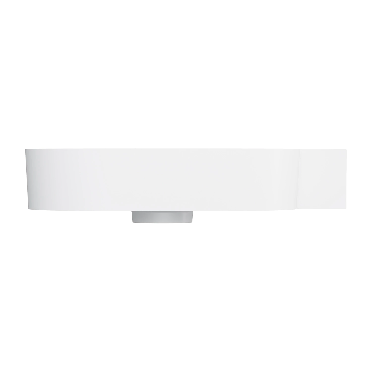 countertop/wall-mounted basin - right, 64 x 44 cm
