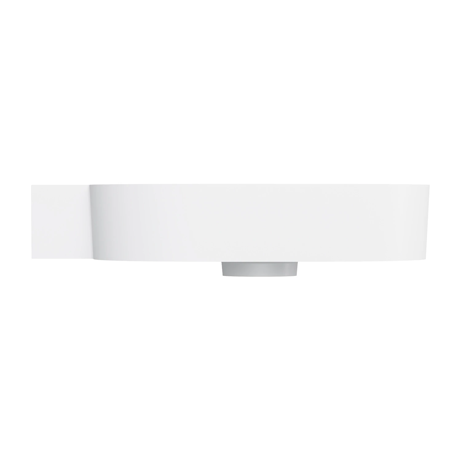 countertop/wall-mounted basin - left, 64 x 44 cm