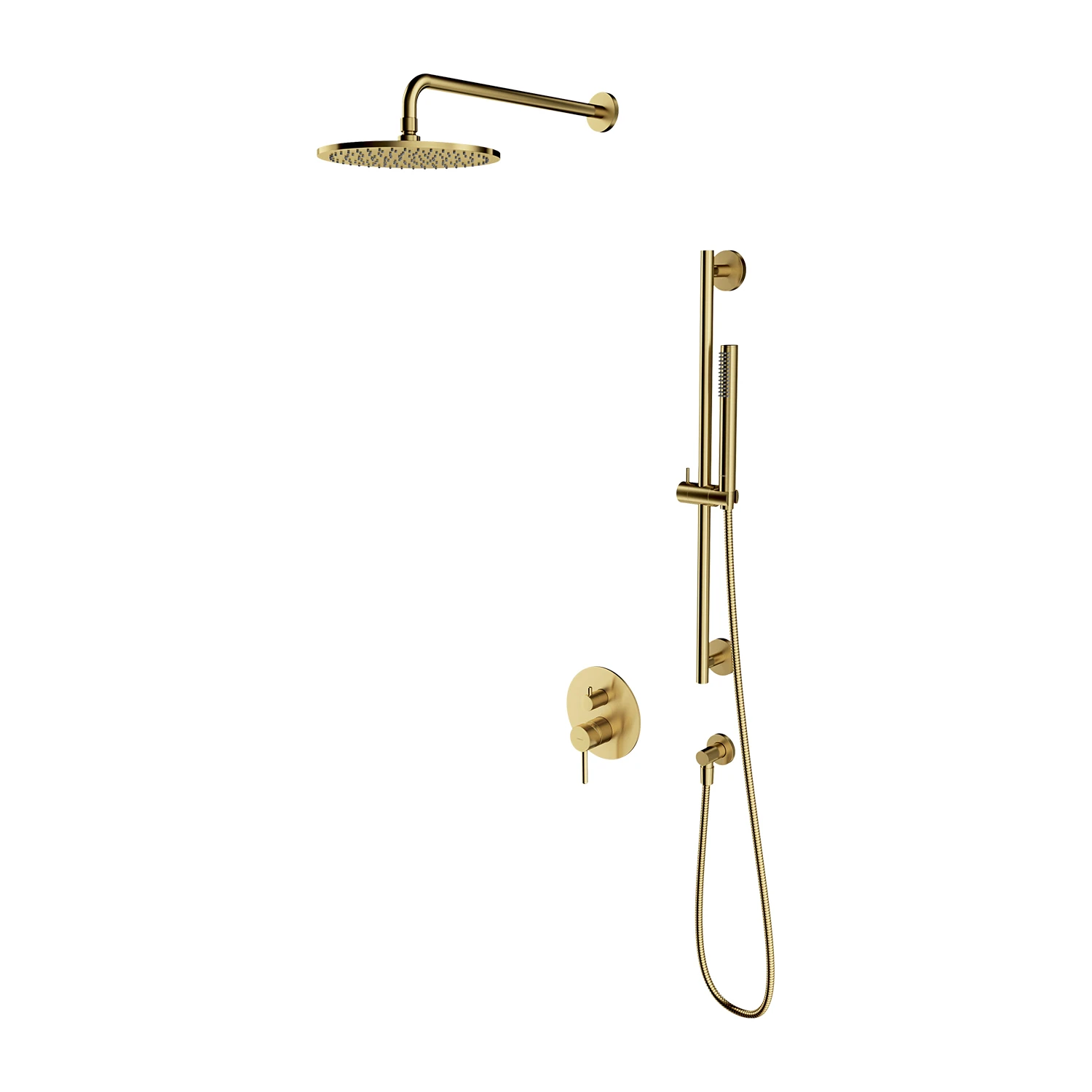 2-way shower system for concealed installation