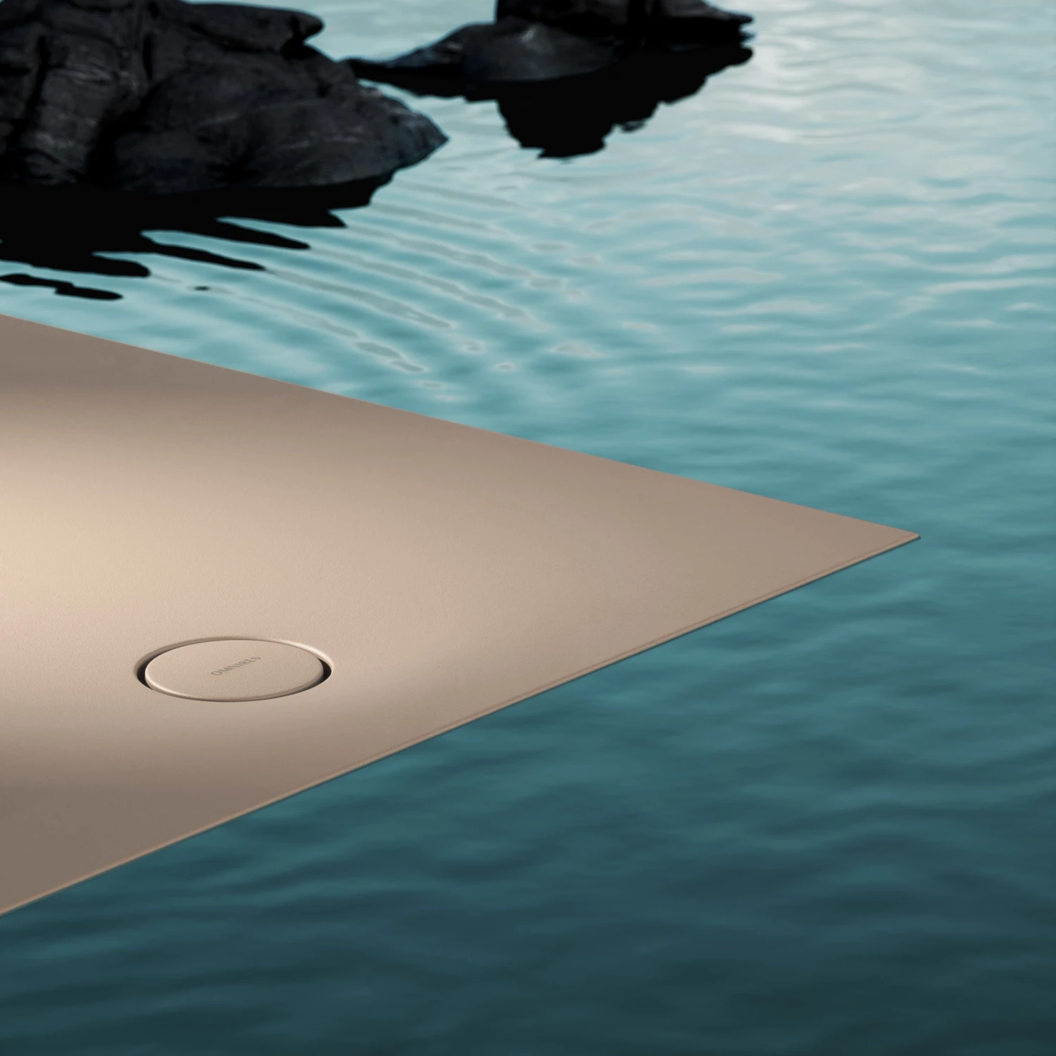 anti-slip composite shower tray, 90 x 120 cm