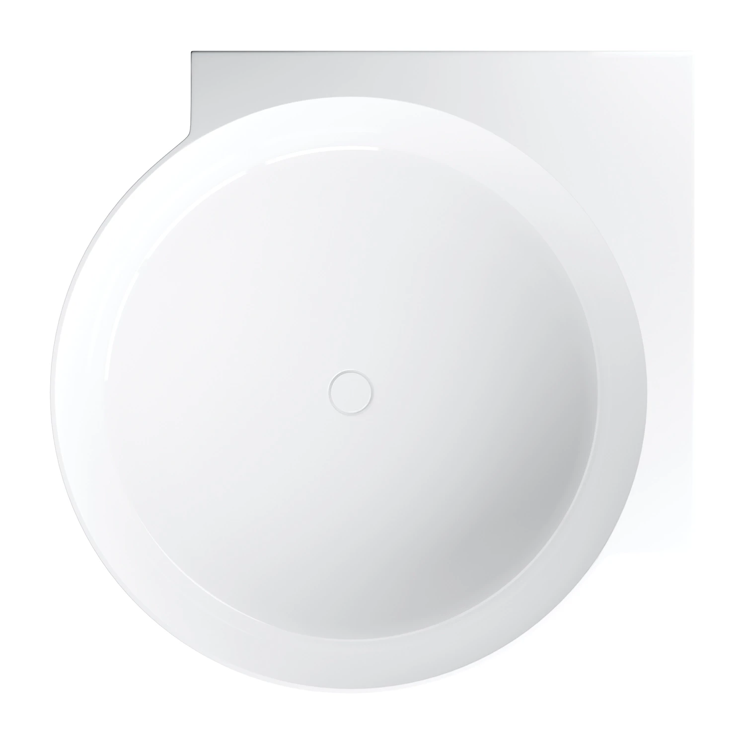 round corner bath, 120 x 120 cm