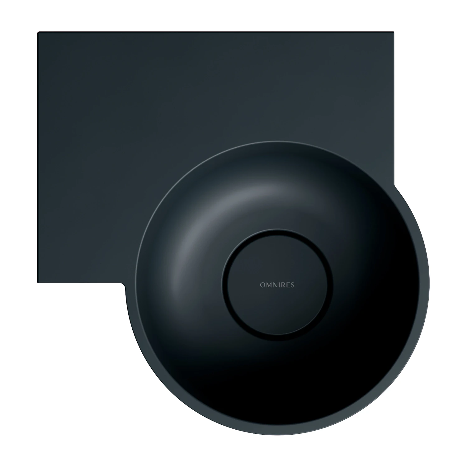 vasque à poser/suspendu - gauche, 33 x 34 cm