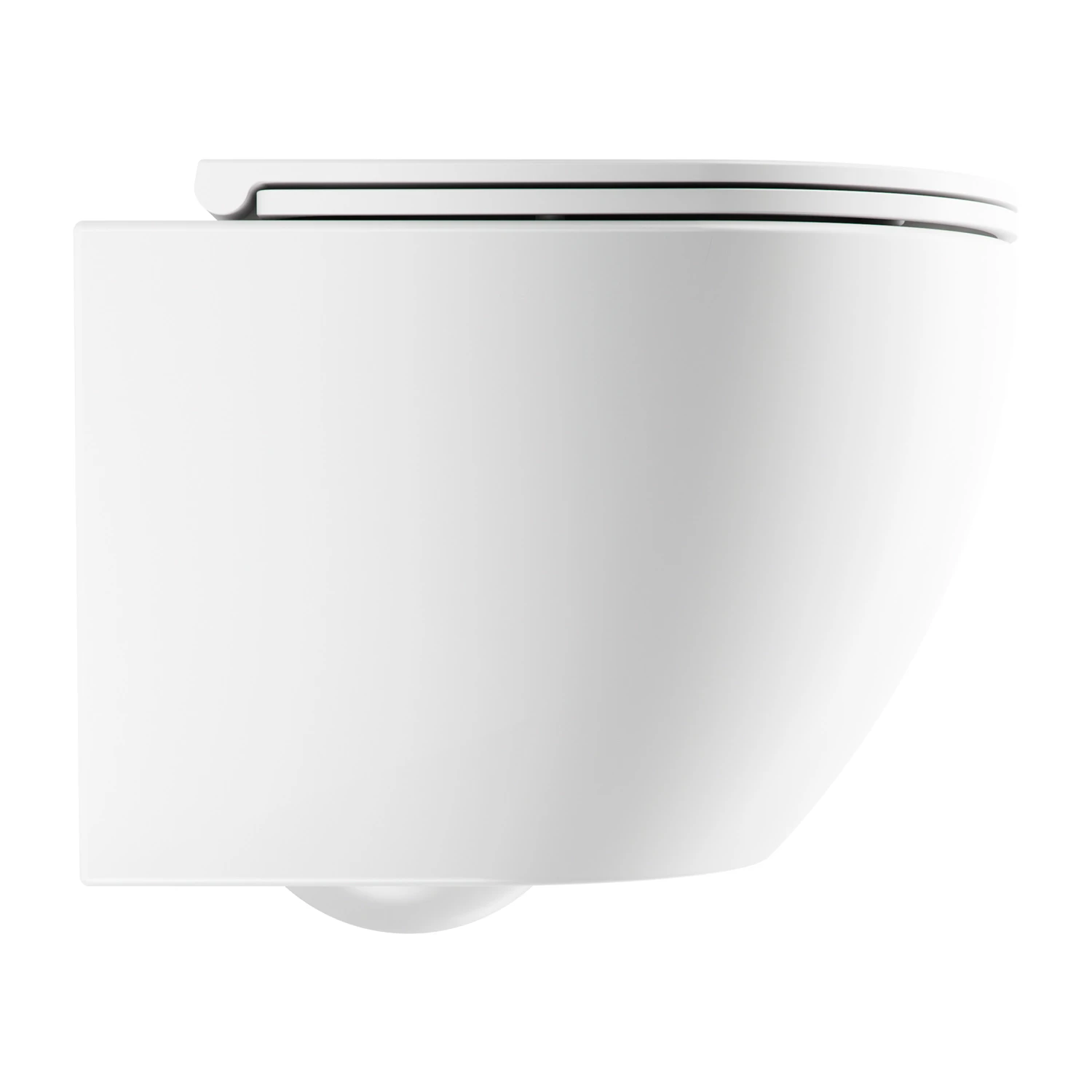 Wand-WC SILENT POWER™ mit WC-Sitz mit Absenkautomatik, 49 x 37 cm