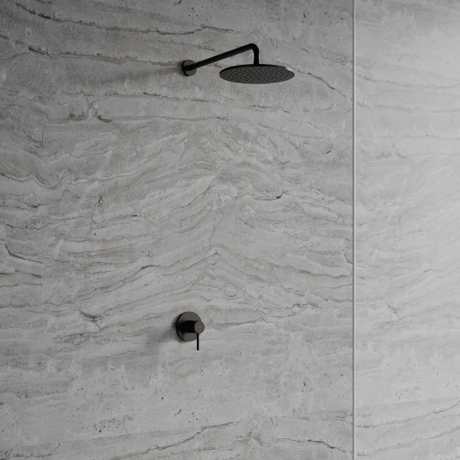 système de douche à encastrer