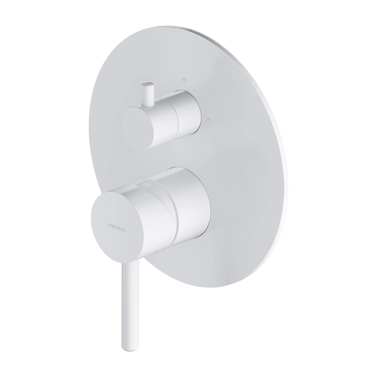 exposed element for 3-way shower/bath mixer