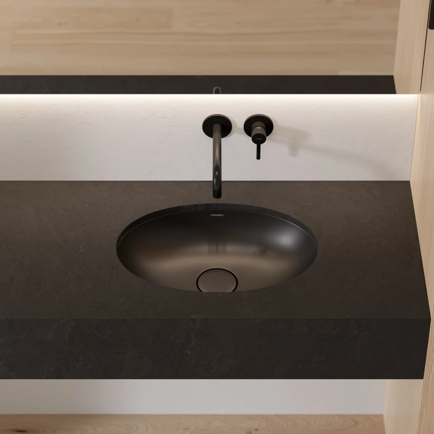 undercounter basin, 48 x 31 cm