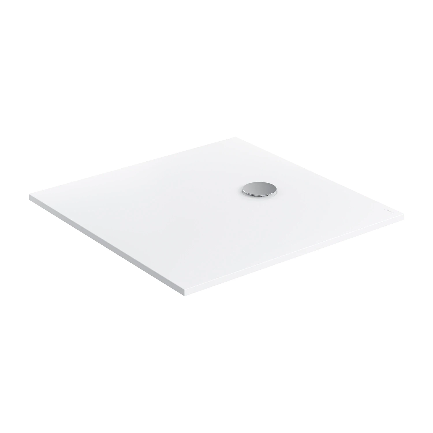 receveur de douche antidérapant en conglomérat, 80 x 80 cm