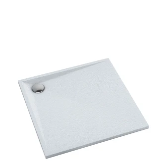 receveur de douche en composite, structure de pierre, 80 x 80 cm