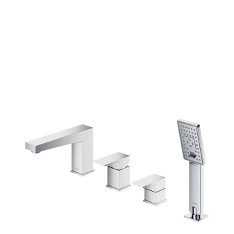 4-hole bath mixer