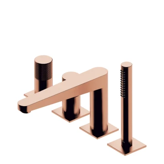 4-hole bath mixer