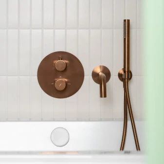 wall-mounted bath spout