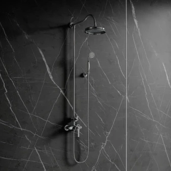 système de douche mural
