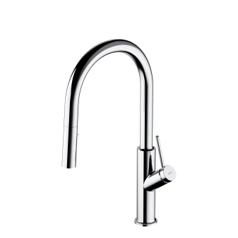 kitchen tap with pull-out spout