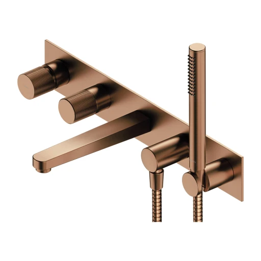 5-hole bath mixer for concealed installation