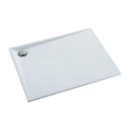 receveur de douche en composite, structure de pierre, 90 x 100 cm