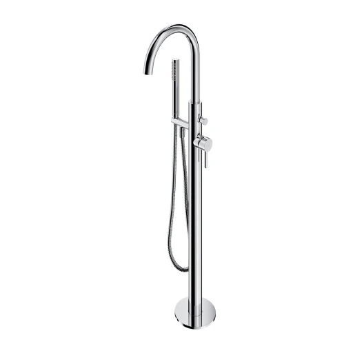 tall floor-standing bath mixer
