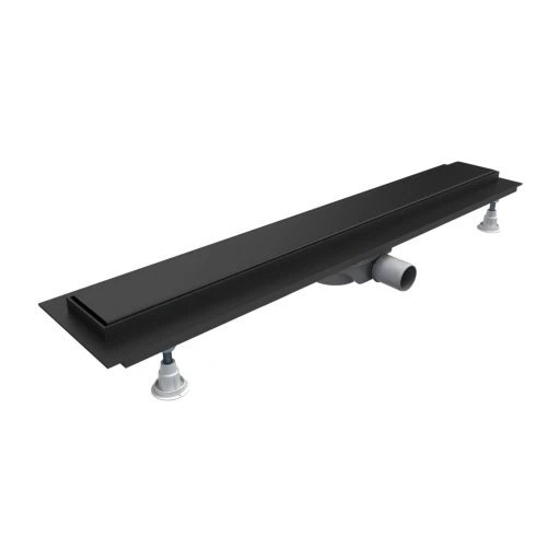 linear shower drain with full cover, 70 cm
