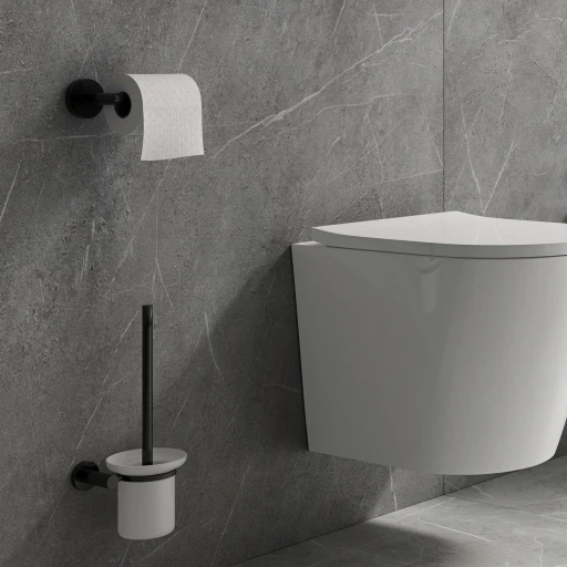 wall-mounted toilet brush