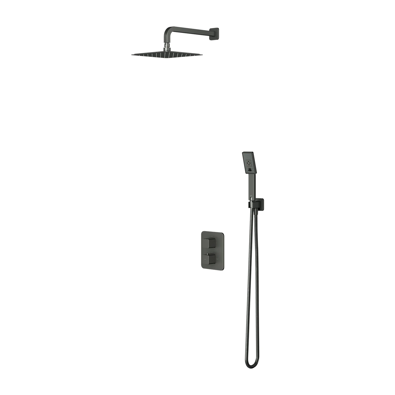 Unterputz-Duschsystem mit Thermostat