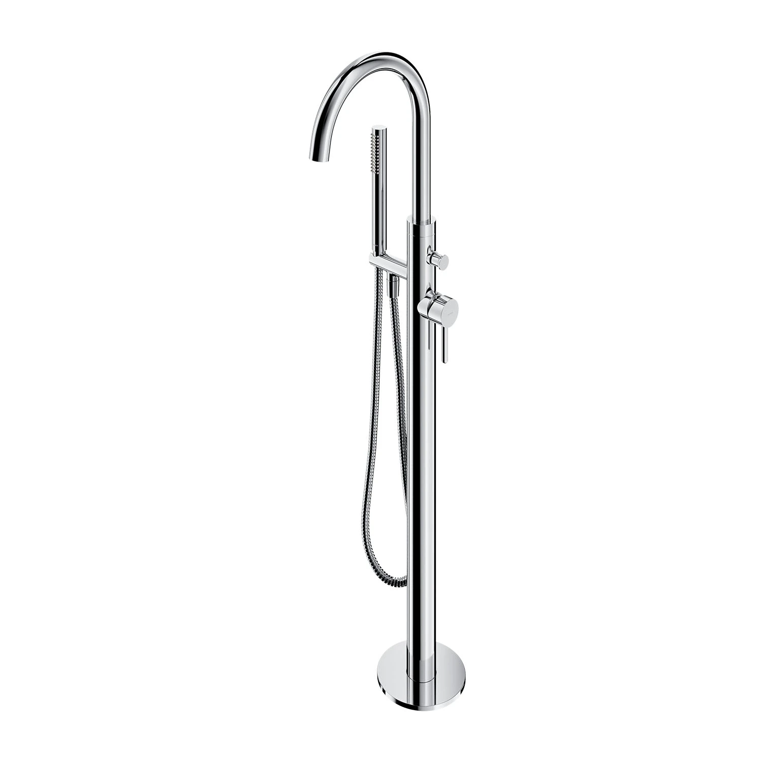 tall floor-standing bath mixer