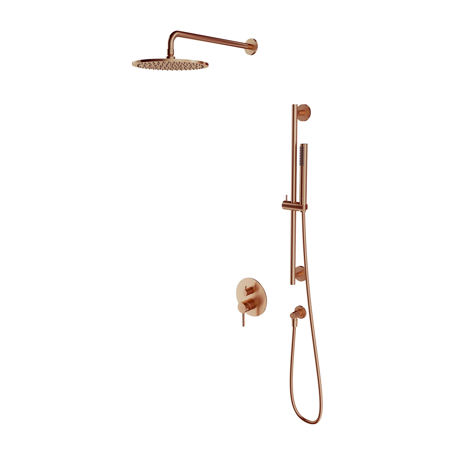 2-way shower system for concealed installation