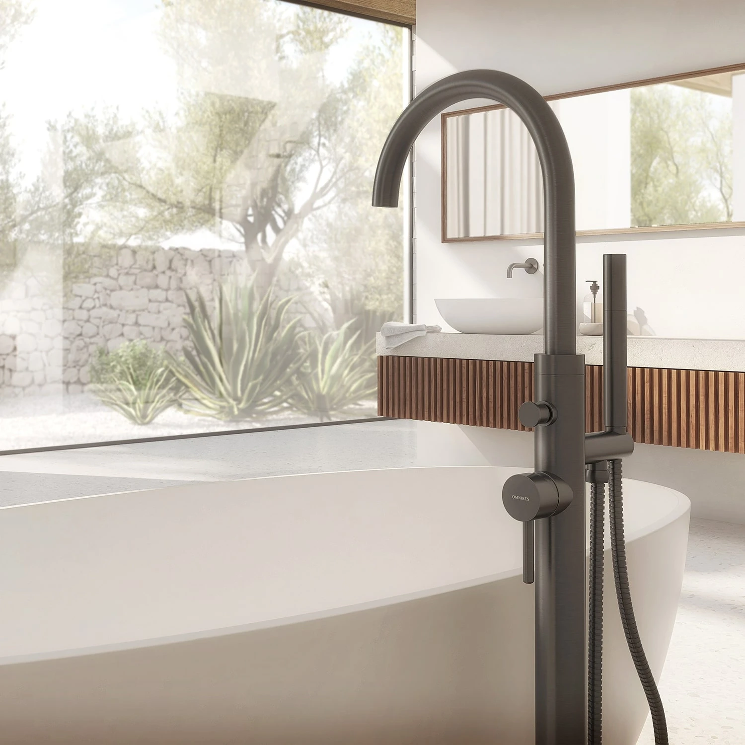 mélangeur de baignoire autonome haut