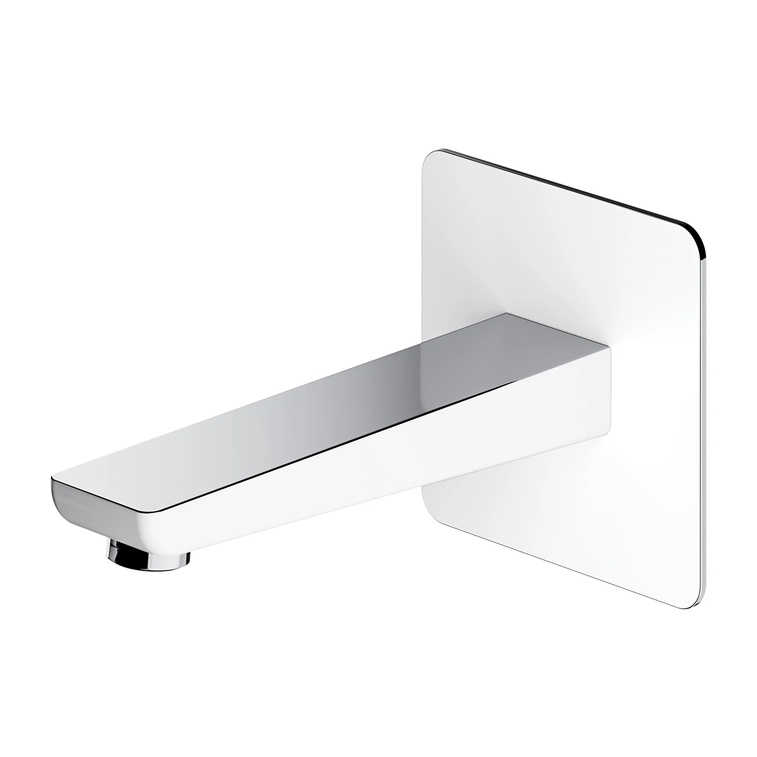 wall-mounted bath spout