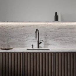 kitchen tap with pull-out spout