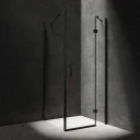 cabine de douche rectangulaire à porte oscillante, 80 x 90 cm