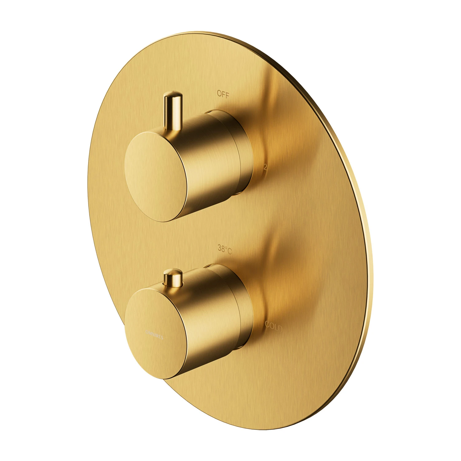 Y Exposed element for thermostatic shower/bath mixer for concealed