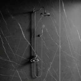 termostatyczny system prysznicowy natynkowy