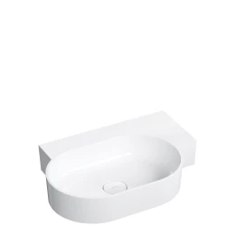 countertop/wall-mounted basin - right, 64 x 44 cm