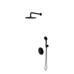 thermostatic shower system for concealed installation