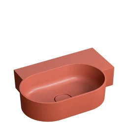 umywalka nablatowa/wisząca - prawa, 55 x 38 cm